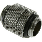 BitsPower Adapter straight G1/4 inch AG on G1/4 inch AG - redatable/swivel, silver glossy - (BP-RG)
