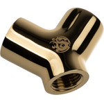 BitsPower Adapter Y-Splitter 3x G1/4 inch IG - gold - (BP-YBU-TB)
