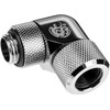 BitsPower Advanced Adapter 90 Grad G1/4 inch AG on 12mm AD Hardtube - redatable/swivel, silver - (BP-E90RMLA12)