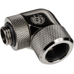 BitsPower Advanced Multi-Link Adapter connection/fitting 90 Grad G1/4 inch AG on 16mm AD Hardtube - redatable/swivel, black - (BP-BSE90RMLA16)