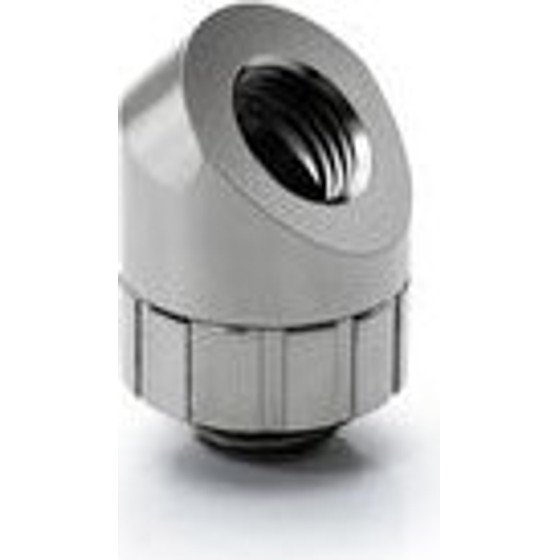 BitsPower Artemis 45 Grad Fitting - redatable/swivel, platinum gray - (BPM-AT45R-PG)