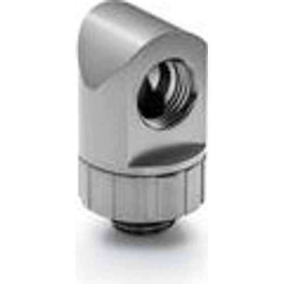 BitsPower Artemis 90 Grad Fitting - redatable/swivel, platinum gray - (BPM-AT90R-PG)