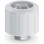 BitsPower Artemis connection/fitting straight G1/4 inch AG on 16/10mm - Sandblast silver - (BPM-ATCPF-CC3-SL)