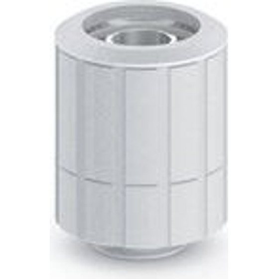 BitsPower Artemis connection/fitting straight G1/4 inch AG on 16/10mm, redatable/swivel - Sandblast silver - (BPM-ATRCPF-CC3-SL)