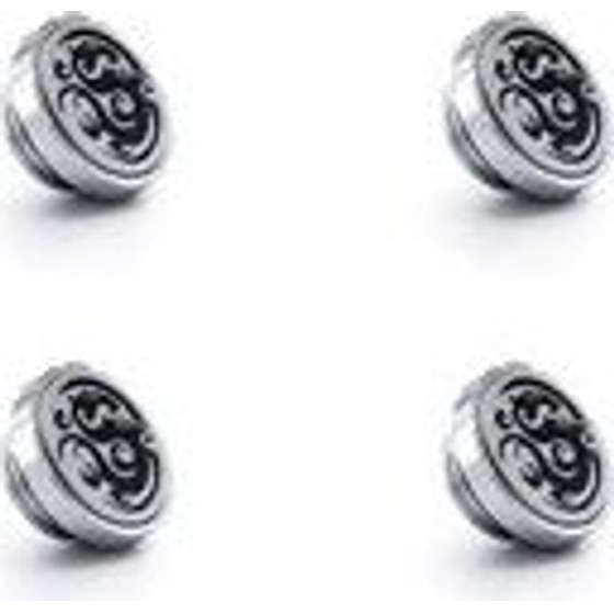 BitsPower Artemis sealing plug G1/4 inch, 4er Pack - silver-glossy - (BPM-C06-4P)