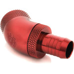 BitsPower connection/fitting 45 Grad G1/4 inch AG on 10mm ID - redatable/swivel, red - (BP-DBR45R2II)