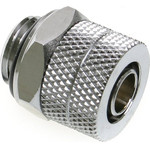 BitsPower connection/fitting straight G1/4 inch AG on 10/8mm - II, silver glossy - (BP-WTP-C11)