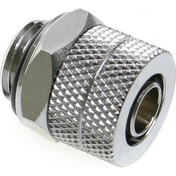 BitsPower connection/fitting straight G1/4 inch AG on 10/8mm - II, silver glossy - (BP-WTP-C11)