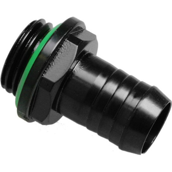 BitsPower connection/fitting straight G1/4 inch AG on 10mm ID - black matt - (BP-MBWP-C02)