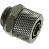 BitsPower connection/fitting straight G1/4 inch AG on 11/8mm - black glossy - (BP-BSWP-C11J)