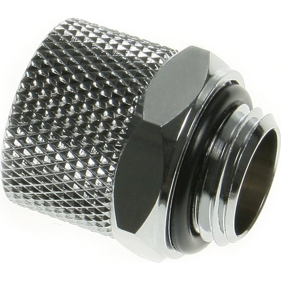 BitsPower connection/fitting straight G1/4 inch AG on 11/8mm - silver glossy - (BP-WTP-C11J)