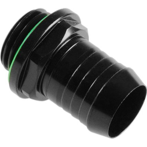 BitsPower connection/fitting straight G1/4 inch AG on 11mm ID - black matt - (BP-MBWP-C33)