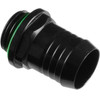 BitsPower connection/fitting straight G1/4 inch AG on 13mm ID - black matt - (BP-MBWP-C01)