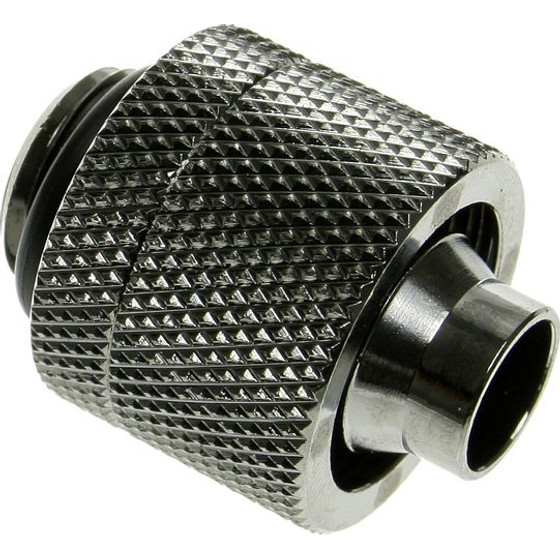 BitsPower connection/fitting straight G1/4 inch AG on 16/10mm - black glossy - (BP-BSCPF-CC3U)