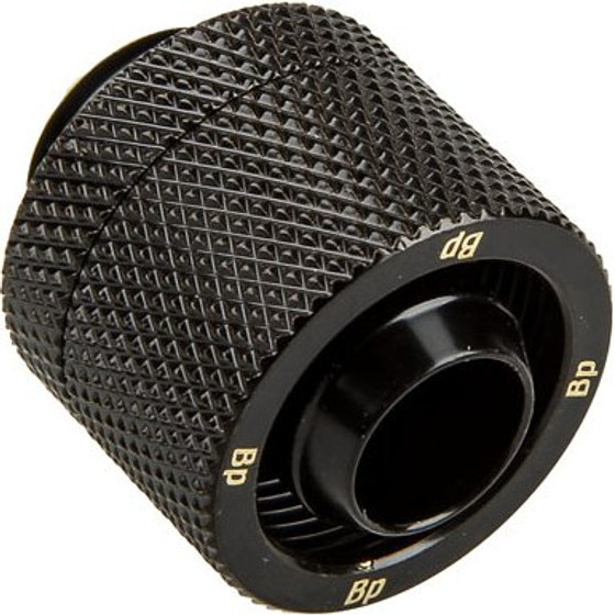 BitsPower connection/fitting straight G1/4 inch AG on 16/10mm - black matt - (BP-MBCPF-CC3U)