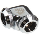 BitsPower Multi-Link Adapter 90 Grad 12mm AD on 12mm AD Hardtube - silver glossy - (BP-E90DML)