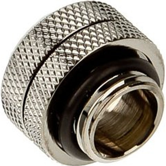BitsPower Multi-Link Adapter connection/fitting straight G1/4 inch AG on 12mm AD Hardtube - black glossy - (BP-BSEML)