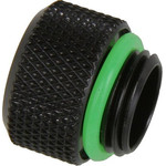 BitsPower Multi-Link Adapter connection/fitting straight G1/4 inch AG on 12mm AD Hardtube - black matt - (BP-MBWP-C47)