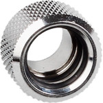BitsPower Multi-Link Adapter connection/fitting straight G1/4 inch AG on 12mm AD Hardtube - silver glossy - (BP-WTP-C47)
