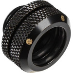 BitsPower Multi-Link Adapter connection/fitting straight G1/4 inch AG on 14mm AD Hardtube - black matt - (BP-MBEML14)