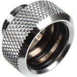 BitsPower Multi-Link Adapter connection/fitting straight G1/4 inch AG on 16mm AD Hardtube - silver glossy - (BP-WTP-C89)
