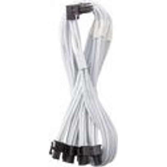 CableMod C-Series Pro connection/fittingcable - Variante A, 90�, 16-Pin to 4x8-Pin PCIe, white - (CM-PCSR-16P4-RAN60KW-5PW-R-SS)