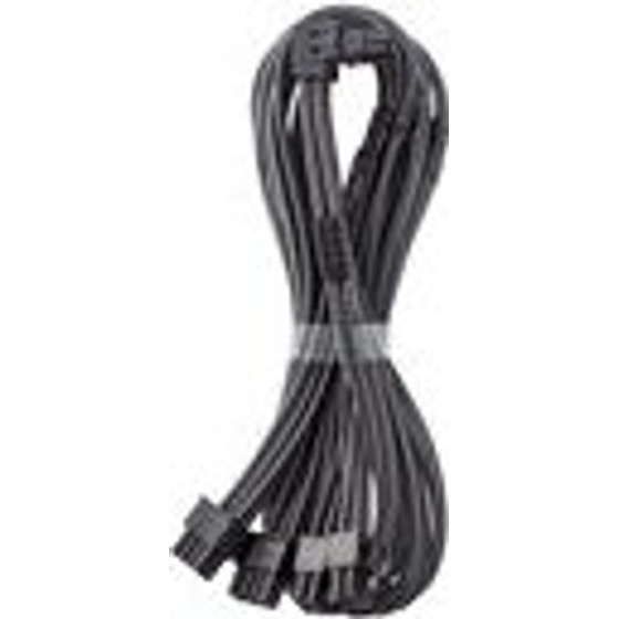 CableMod C-Series Pro connection/fittingcable - Variante B, 90�, 16-Pin to 4x 8-Pin PCIe, carbon - (CM-PCSR-16P4-RBN60KC-5PK-R-SS)