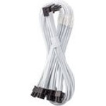 CableMod C-Series Pro connection/fittingcable - Variante B, 90�, 16-Pin to 4x 8-Pin PCIe, white - (CM-PCSR-16P4-RBN60KW-5PW-R-SS)