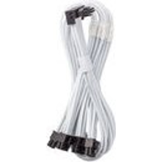 CableMod C-Series Pro connection/fittingcable - Variante B, 90�, 16-Pin to 4x 8-Pin PCIe, white - (CM-PCSR-16P4-RBN60KW-5PW-R-SS)