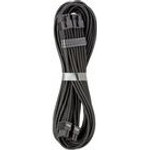 CableMod C-Series Pro ModMesh Bridged connection/fittingcable - 8+8-Pin PCIe, black, 60cm - (CM-PCSR-B88P-N60KK-3PK-R)