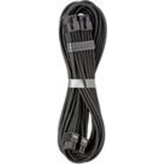 CableMod C-Series Pro ModMesh Bridged connection/fittingcable - 8+8-Pin PCIe, black, 60cm - (CM-PCSR-B88P-N60KK-3PK-R)