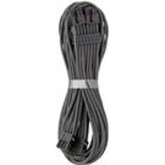 CableMod C-Series Pro ModMesh Bridged connection/fittingcable - 8+8-Pin PCIe, carbon, 60cm - (CM-PCSR-B88P-N60KC-3PK-R)