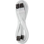 CableMod C-Series Pro ModMesh Bridged connection/fittingcable - 8+8-Pin PCIe, white, 60cm - (CM-PCSR-B88P-N60KW-3PW-R)