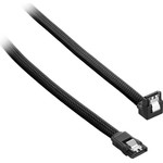 CableMod ModMesh Right Angle SATA 3 Cable 30cm - black - (CM-CAB-RSAT-N30KK-R)