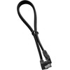 CableMod ModMesh Right Angle SATA 3 Cable 30cm - black - (CM-CAB-RSAT-N30KK-R)