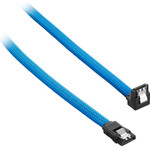 CableMod ModMesh Right Angle SATA 3 Cable 30cm - hellblue - (CM-CAB-RSAT-N30KLB-R)
