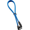 CableMod ModMesh Right Angle SATA 3 Cable 30cm - hellblue - (CM-CAB-RSAT-N30KLB-R)