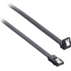 CableMod ModMesh Right Angle SATA 3 Cable 60cm - carbon - (CM-CAB-RSAT-N60KC-R)