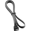 CableMod ModMesh Right Angle SATA 3 Cable 60cm - carbon - (CM-CAB-RSAT-N60KC-R)