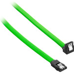 CableMod ModMesh Right Angle SATA 3 Cable 60cm - hellgreen - (CM-CAB-RSAT-N60KLG-R)