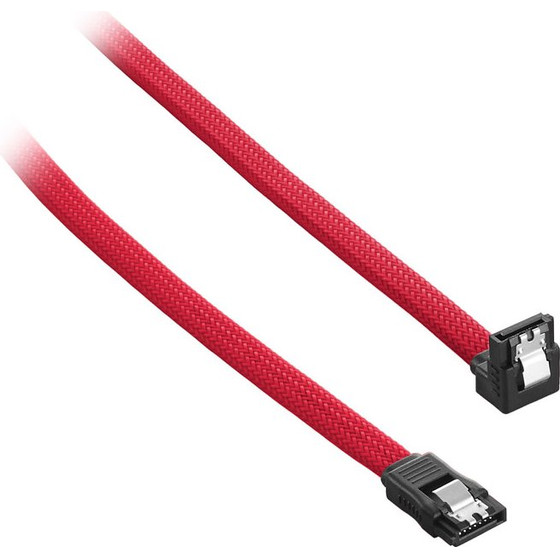 CableMod ModMesh Right Angle SATA 3 Cable 60cm - red - (CM-CAB-RSAT-N60KR-R)