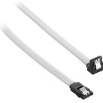 CableMod ModMesh Right Angle SATA 3 Cable 60cm - white - (CM-CAB-RSAT-N60KW-R)