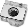 EK Water Blocks EK-Quantum Scalar Flowmeter Top-To-Bottom D-RGB - Nickel - (3831109829745)