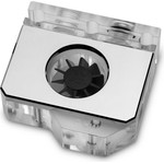 EK Water Blocks EK-Quantum Scalar Flowmeter Top-To-Bottom D-RGB - Nickel - (3831109829745)