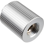 EK Water Blocks EK-Quantum Torque G1/4 inch extension straight MF 28 - Satin Titanium - (3831109828434)