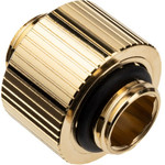 EK Water Blocks EK-Quantum Torque G1/4 inch extension straight MM 14 - gold - (3831109851104)