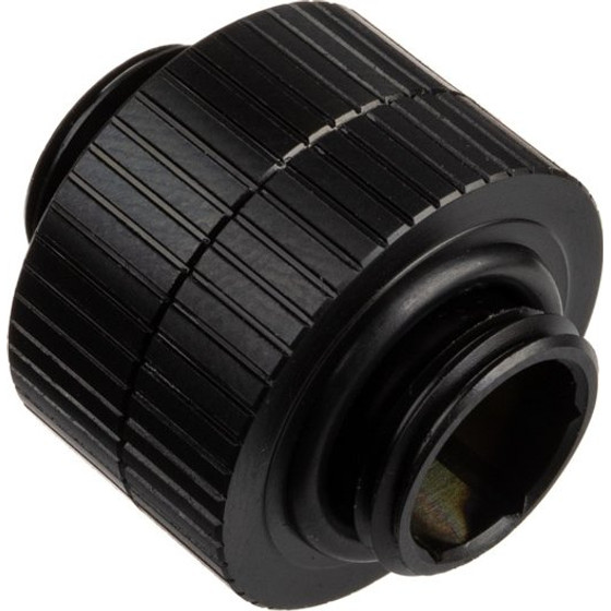 EK Water Blocks EK-Quantum Torque G1/4 inch extension straight MM 14 - redatable/swivel, black - (3831109828045)