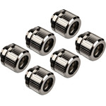 EK Water Blocks EK-Quantum Torque HDC 12 - 6er-Pack, silver - (3831109824382)
