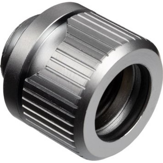 EK Water Blocks EK-Quantum Torque HDC 12 connection/fitting straight G1/4 inch AG on 12mm AD Hardtube - Satin Titanium - (3831109823781)