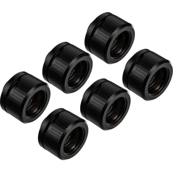 EK Water Blocks EK-Quantum Torque HDC 16 - 6er-Pack, black - (3831109824467)